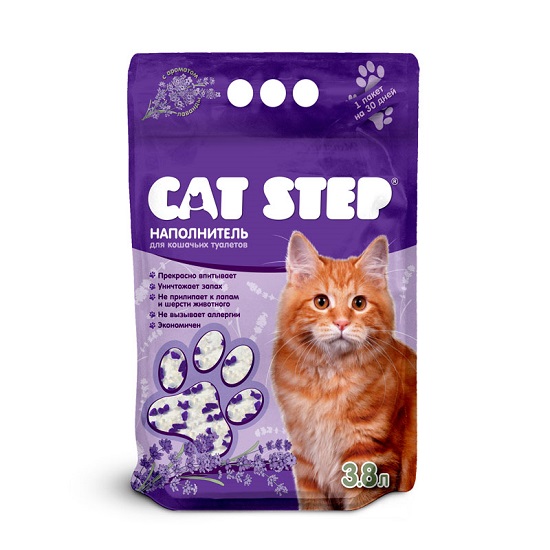 Бренд CAT STEP™ представил новый силикагелевый наполнитель «Лаванда»