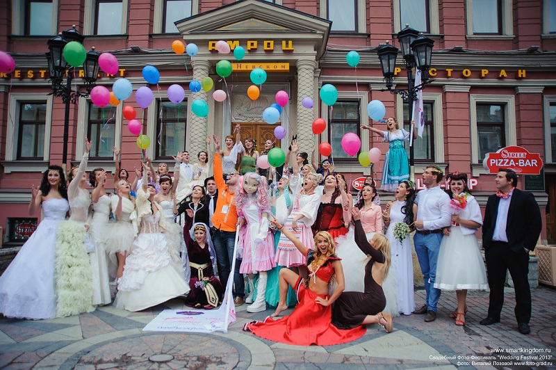 Фееричный праздник весны, красоты и любви - VI Свадебный Фотофестиваль Wedding Festival – состоялся в Санкт-Петербурге 26 мая!